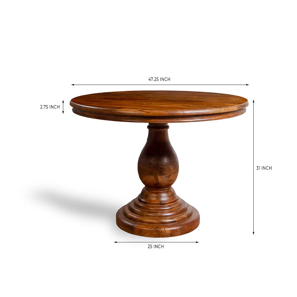 Anhillo Mango Wood Dining Table
