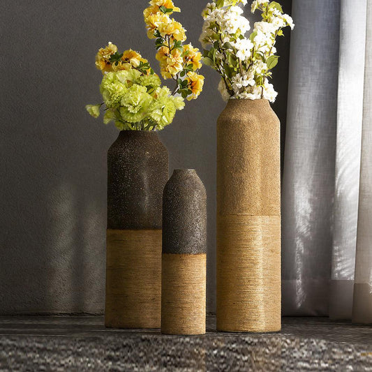 Tesha Jute Vase- Iron