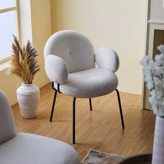 Snowdrop Iron Chair - Cotton