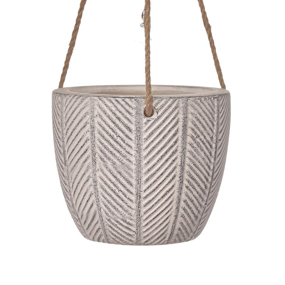Yew Yard Ceramic Hanging Pot