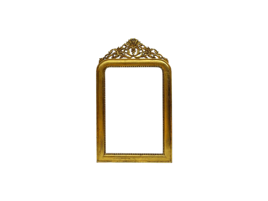 Vintage Brass Mirror