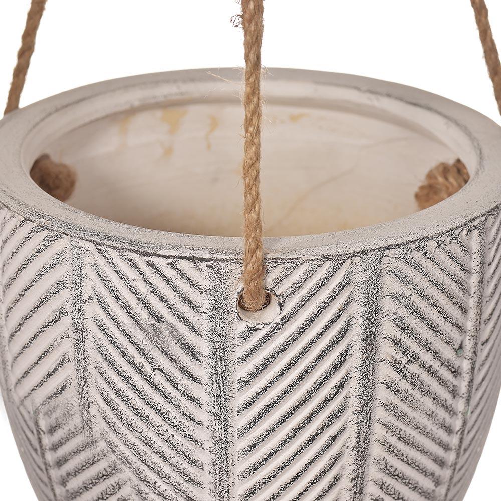 Yew Yard Ceramic Hanging Pot
