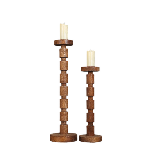 Wooden Candle Holder