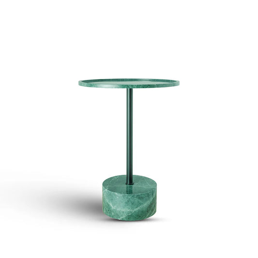 Viver Round Green Marble Drink Table - Large