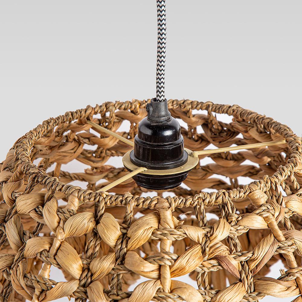 Zeppelin Seagrass Lampshade - Hyacinth