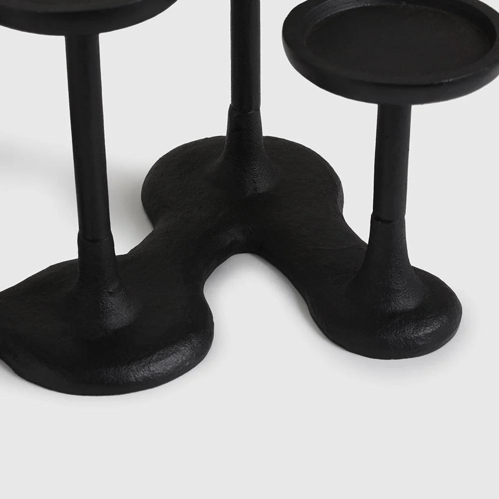 Tia Temara Aluminium Candle Holder