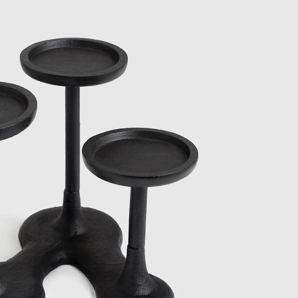 Tia Temara Aluminium Candle Holder