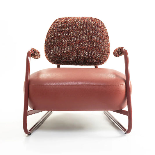 Red Rustic Armchair