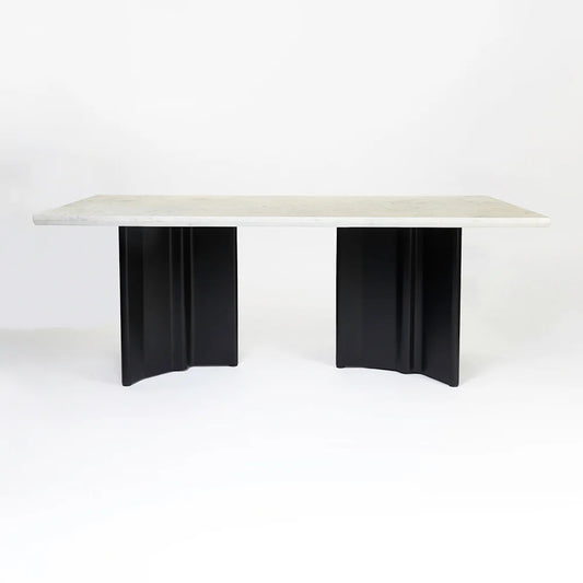 Omar Marbel Dining Table with Iron
