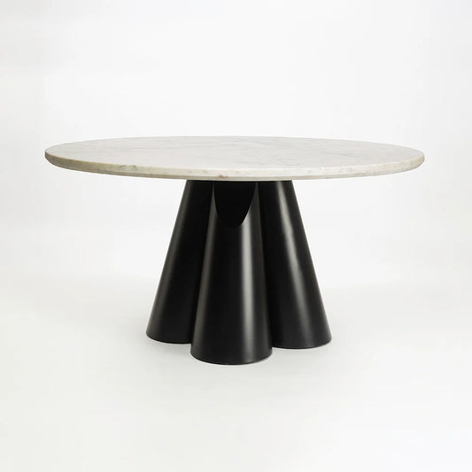 Duster Marbel Dining Table with Iron