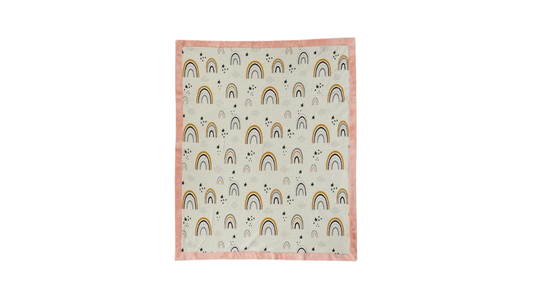 Dance with Rainbows Blanket with Sherpa