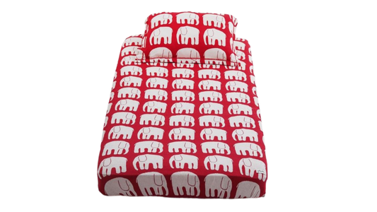 Elephant Cot Sheet & Pillow Set For Babies