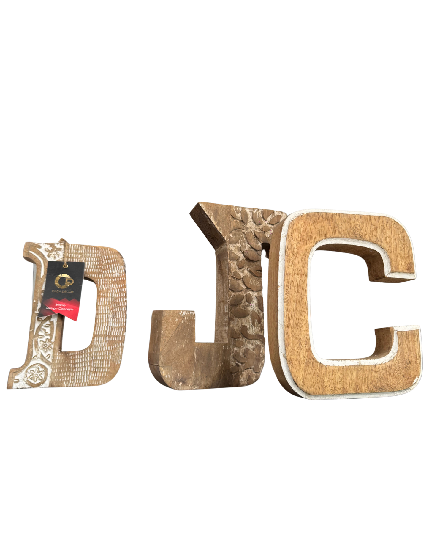 Wooden letter