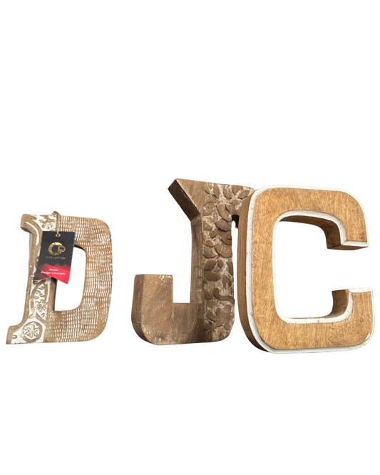 Wooden letter